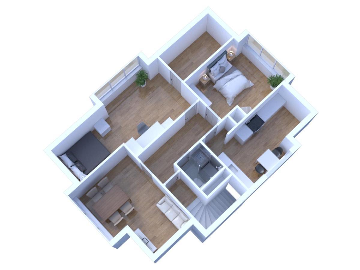 Schoenes City-Apartment Mit 2 Schlafzimmer, Parkplatz, Ruhig Und Hell, D46-Dg Oldenburg Exteriör bild