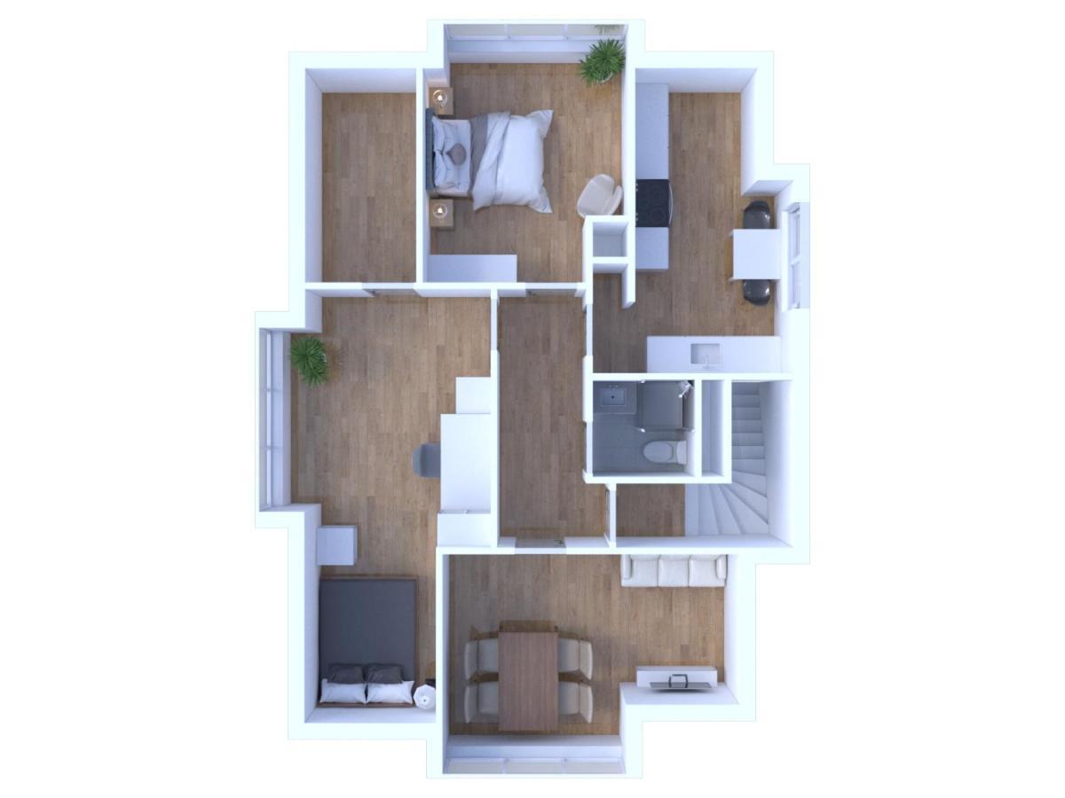 Schoenes City-Apartment Mit 2 Schlafzimmer, Parkplatz, Ruhig Und Hell, D46-Dg Oldenburg Exteriör bild